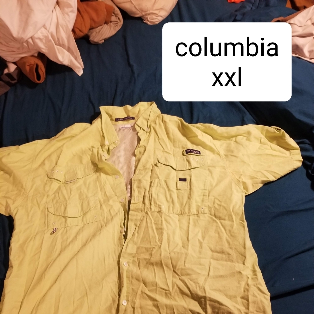 Columbia sportswear fishing shirt